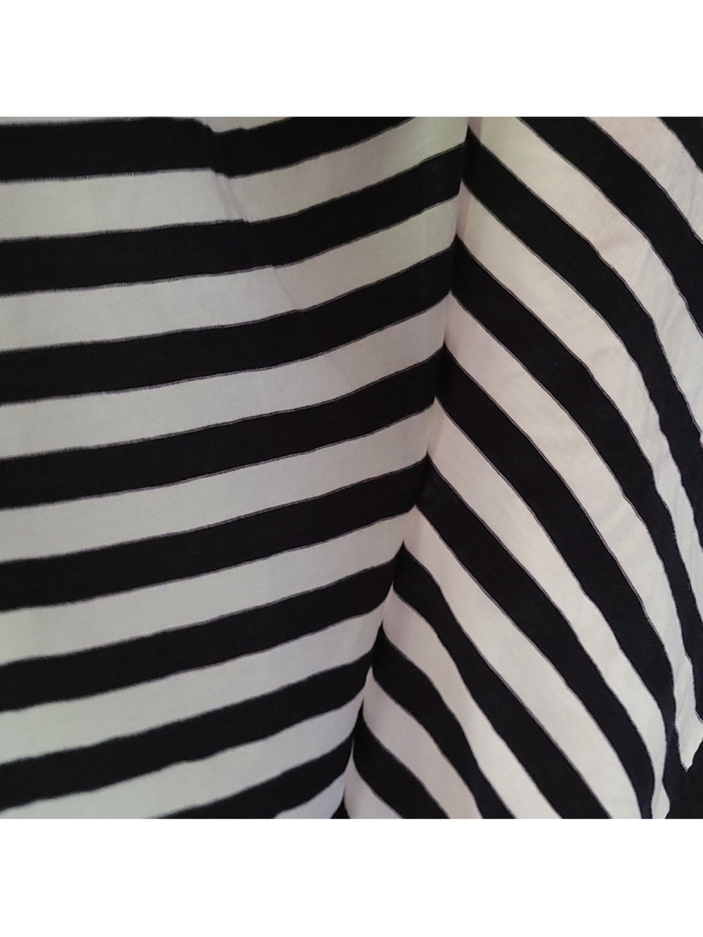 NWT Talbots nautical navy blue and white stripes poncho blouse - Picture 7 of 11